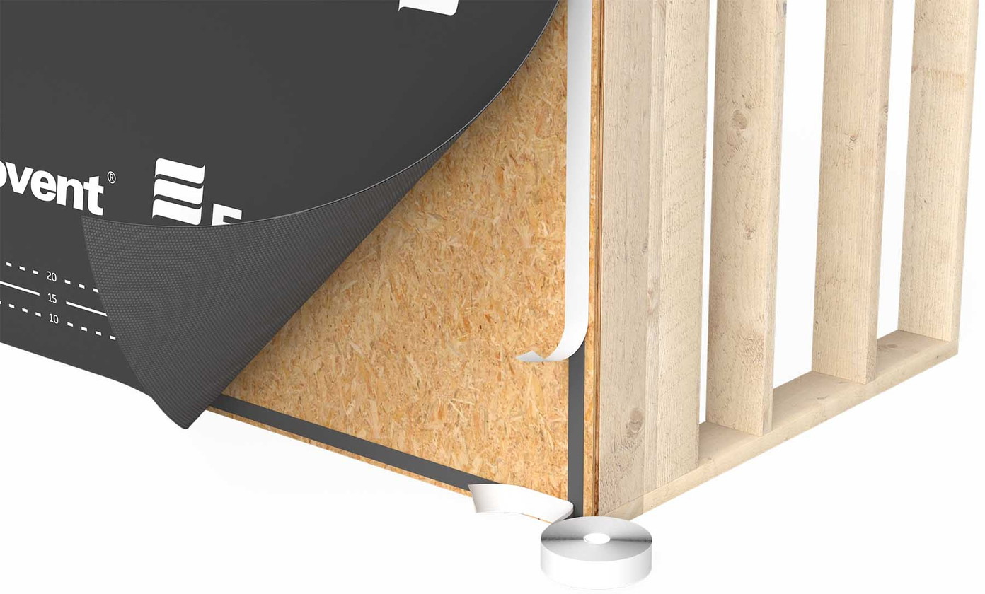 Dvipusė stogų sandarinimo juosta EUROVENT BUTYL PRO, 45 mm x 20 m - 4