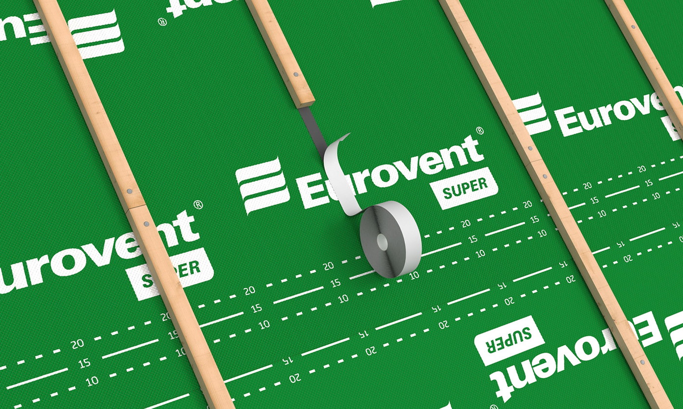 Dvipusė stogų sandarinimo juosta EUROVENT BUTYL PRO, 45 mm x 20 m-1