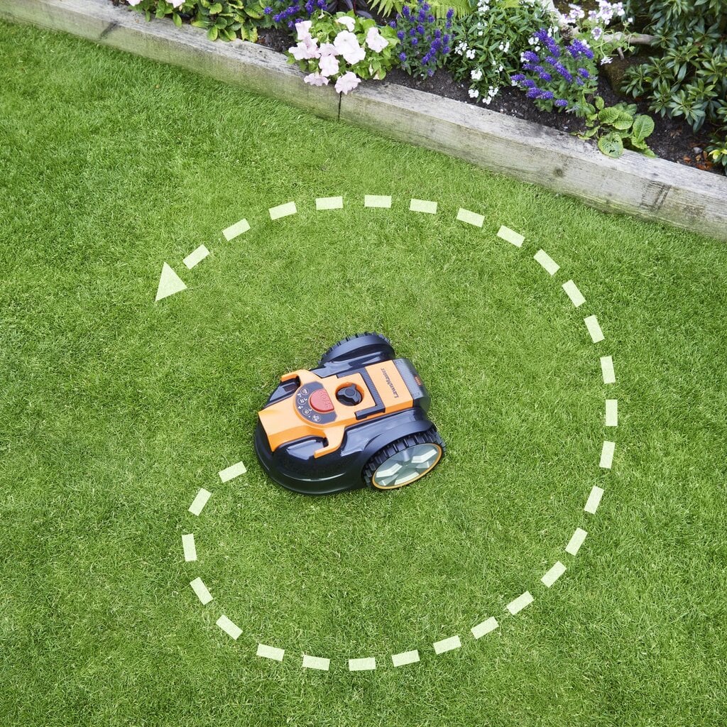 Belaidis vejos pjovimo robotas LAWNMASTER OcuMow, 24 V, 4,0 Ah, iki 350 m², su kamera - 3