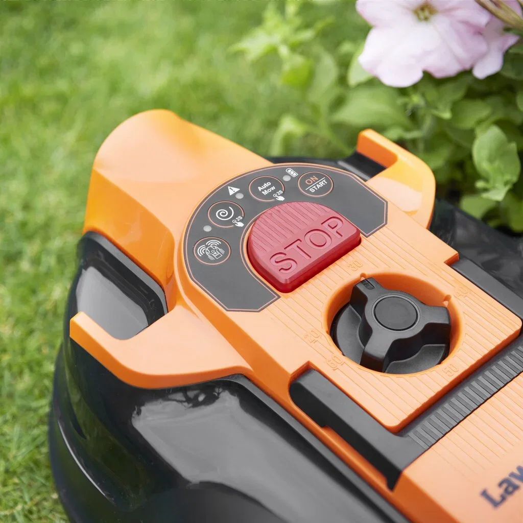 Belaidis vejos pjovimo robotas LAWNMASTER OcuMow, 24 V, 4,0 Ah, iki 350 m², su kamera - 2