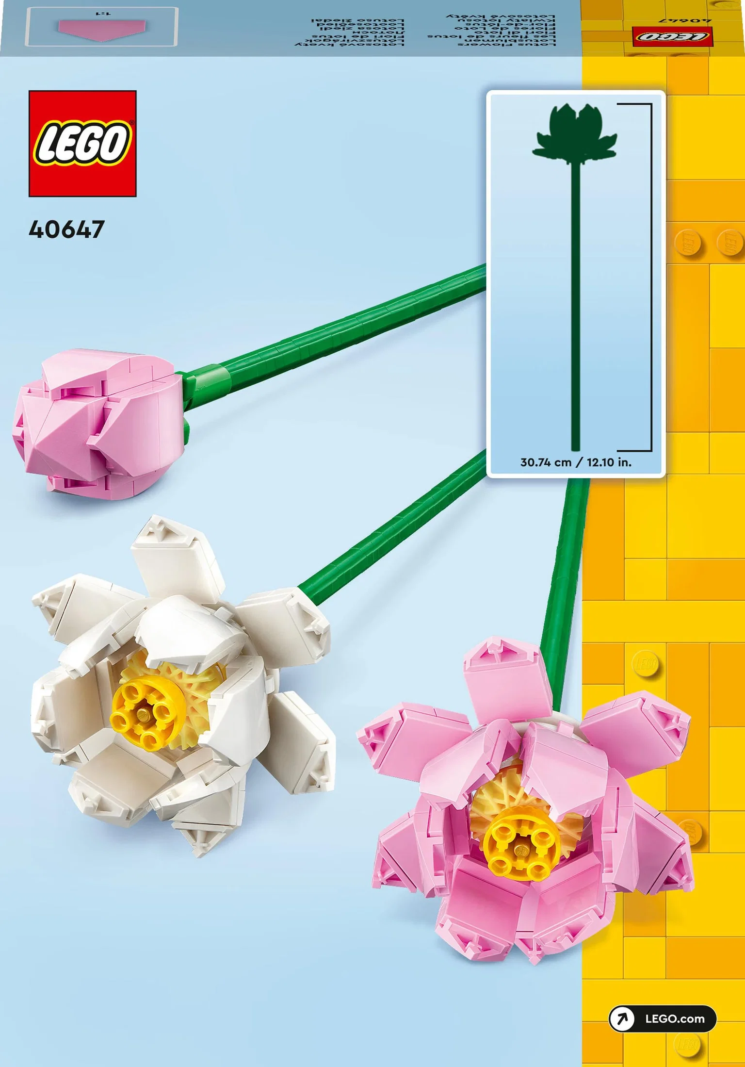 Konstruktorius LEGO Botanicals Lotus Flowers, 40647 - 2