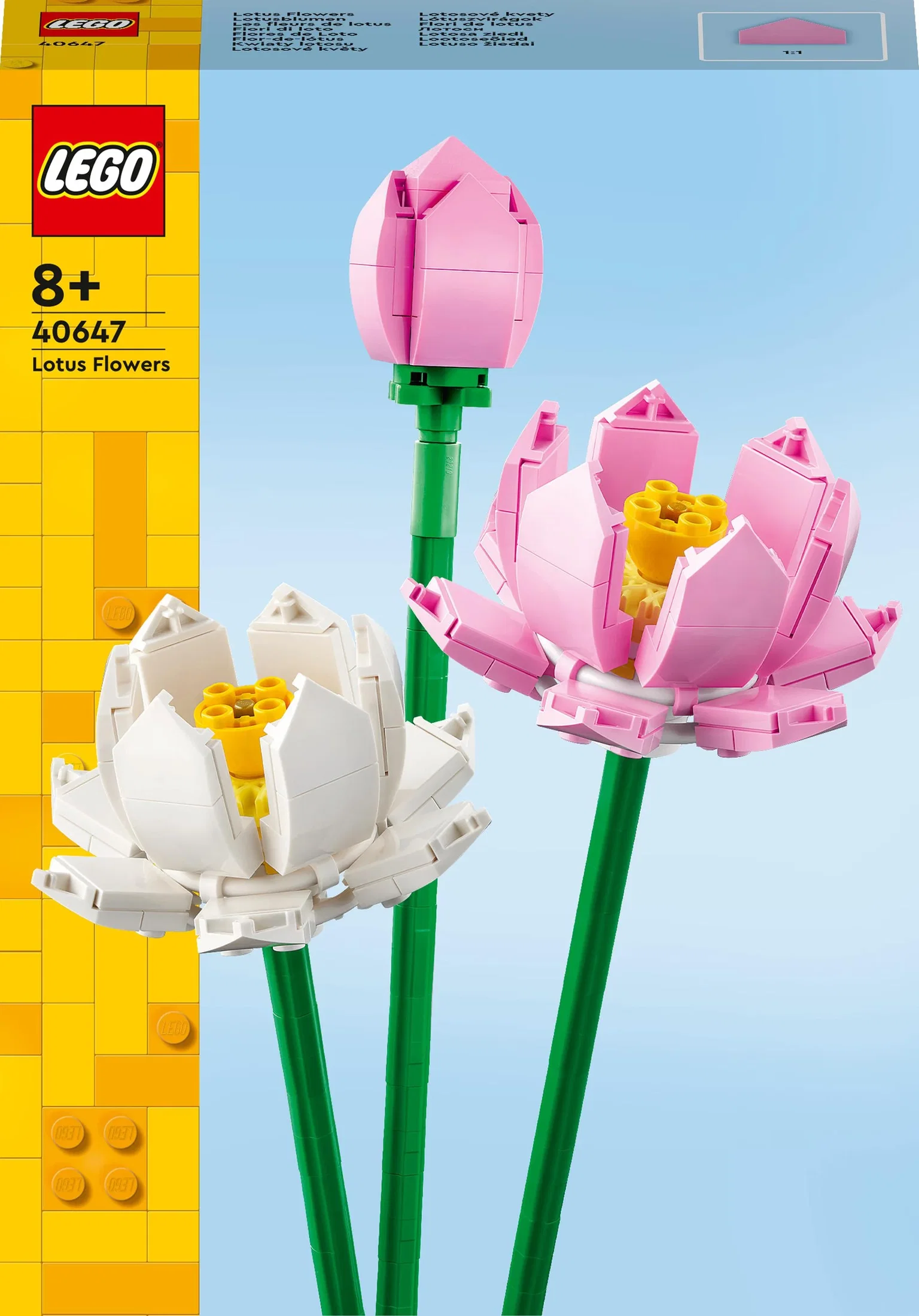 Konstruktorius LEGO Botanicals Lotus Flowers, 40647 - 1