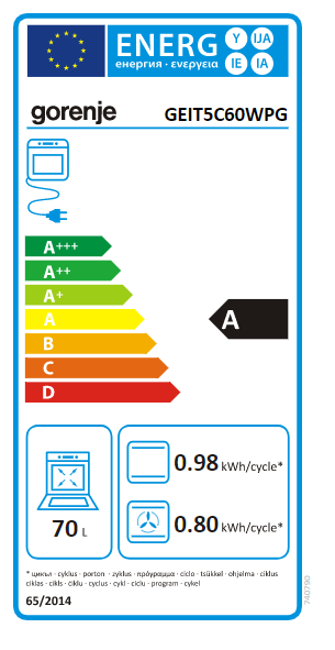 Indukcinė viryklė su elektrine orkaite Gorenje GEIT5C60WPG - 2