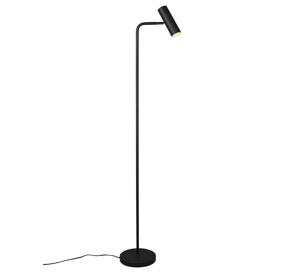 Pastatomas šviestuvas TRIO Cfloor, 1 x GU10, max 5W, juodos sp., 23 x 151 cm-0