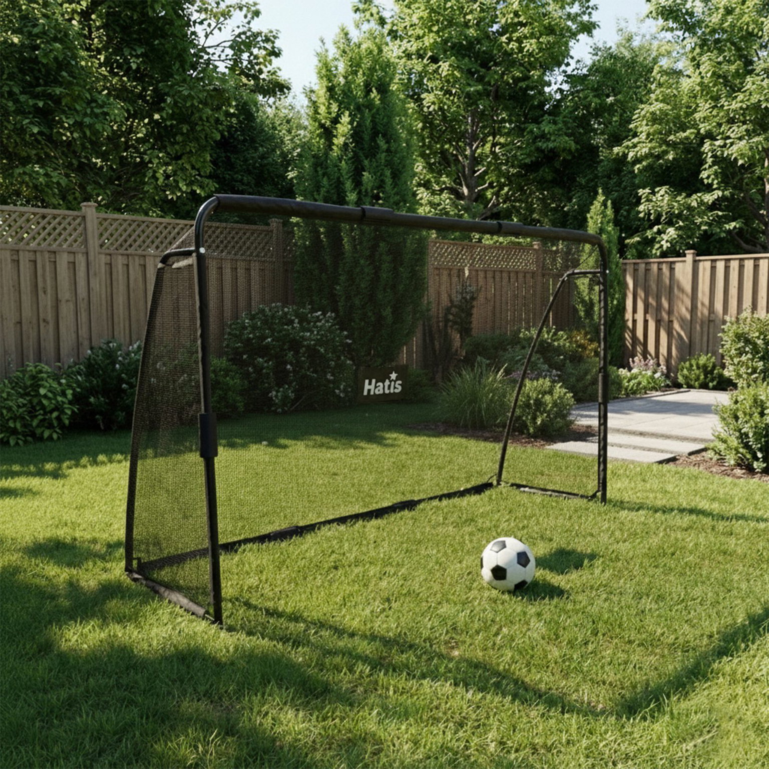 Metaliniai futbolo vartai, 180 x 120 x 60 cm-1