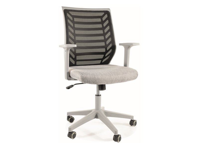 Biuro kėdė Q-320, juoda/pilka - 1