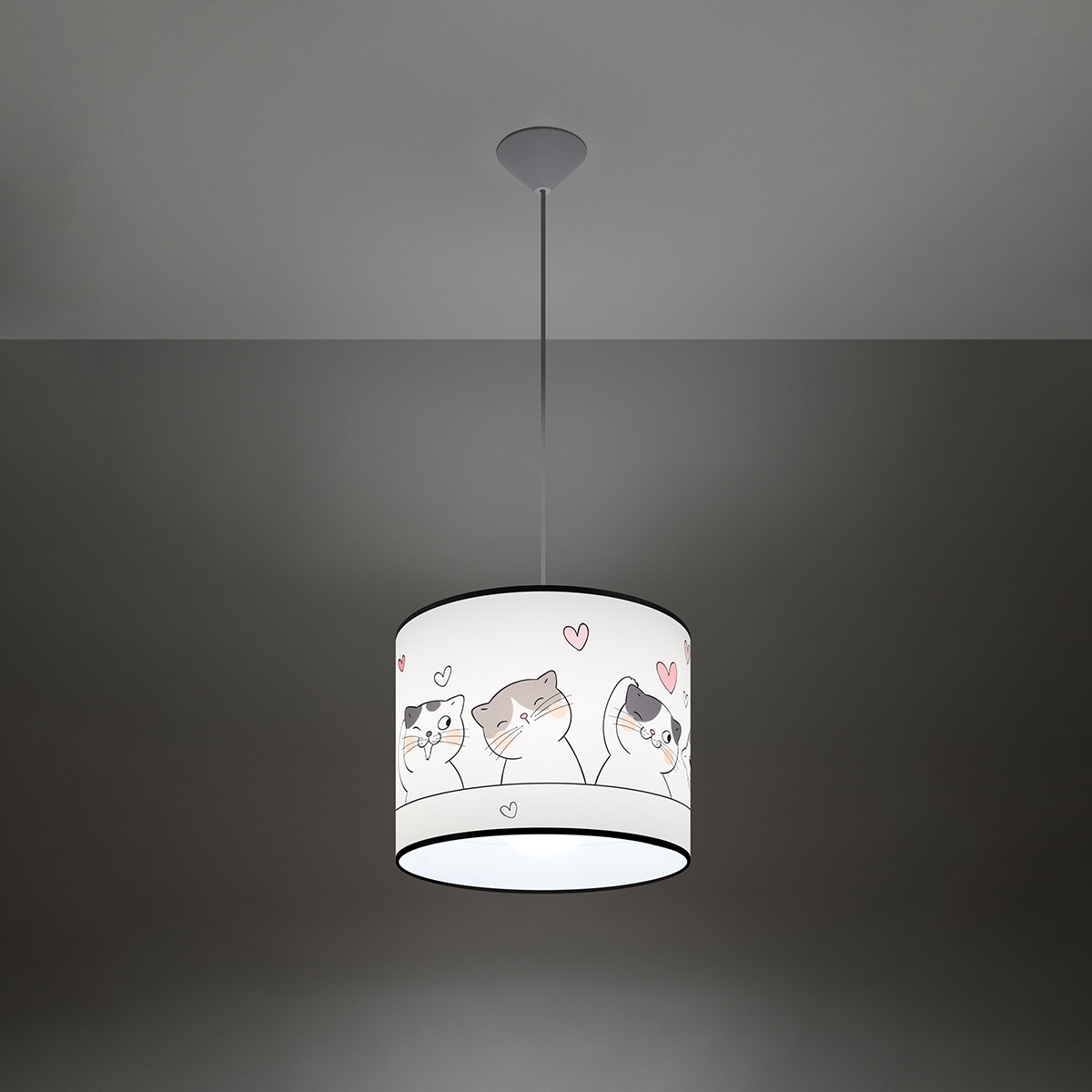 Pakabinamas šviestuvas SOLLUX CAT 30, 1xE27, max 15 W LED, daugiaspalvis - 4