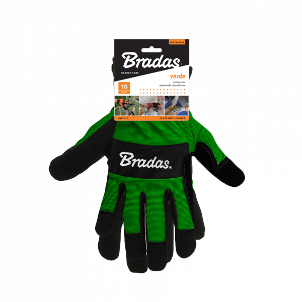 Darbo pirštinės Bradas VERDE, 10 dydis, 6 vnt. - 2