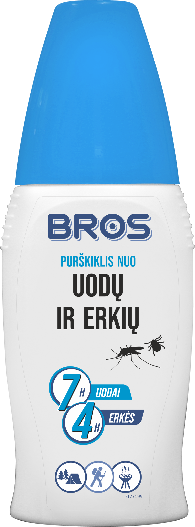 Skystis nuo uodų ir erkių BROS, 100 ml-0