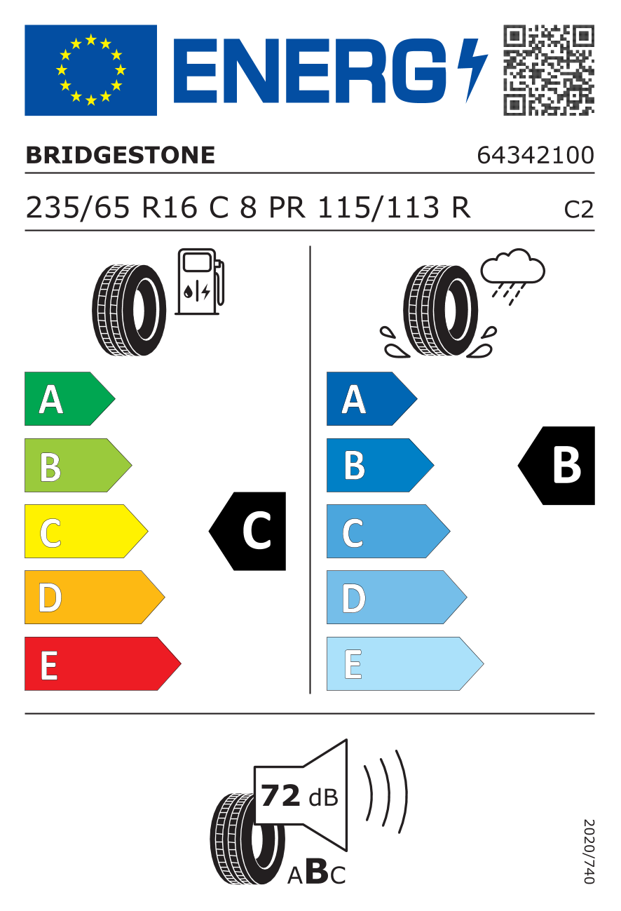 Bridgestone Duravis R660 235/65 R16 115 R - 2