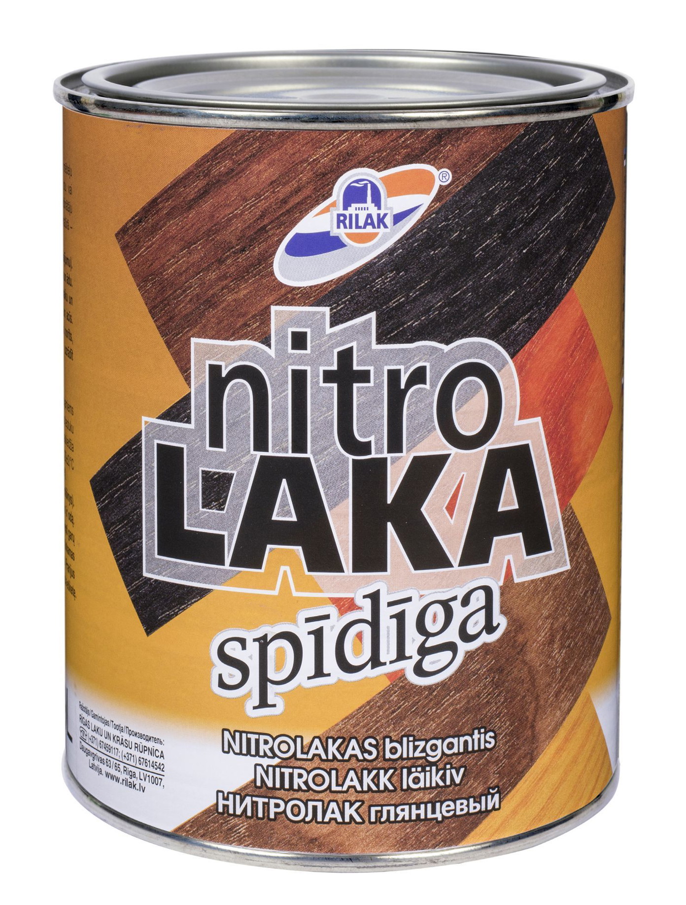 Greitai džiūstantis lakas RILAK, blizgus, 900 ml-0