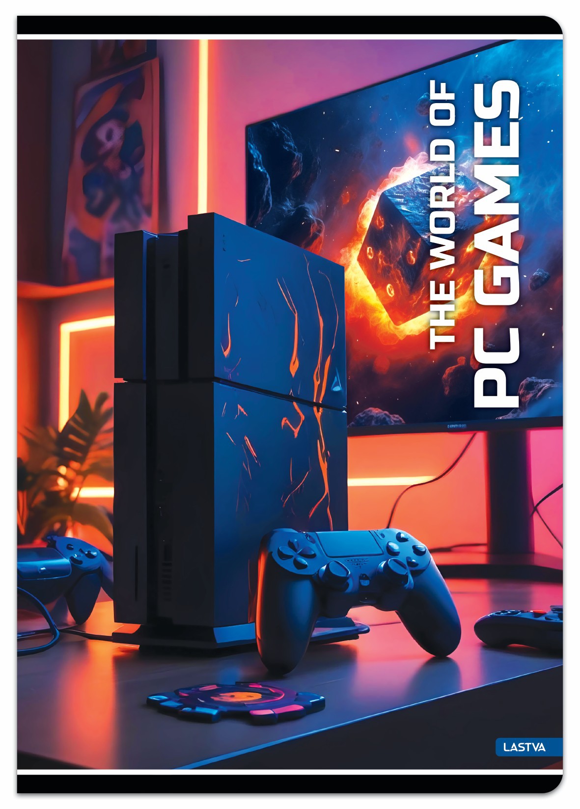 Sąsiuvinis linijomis A5 52lap 80g PC GAMES-0