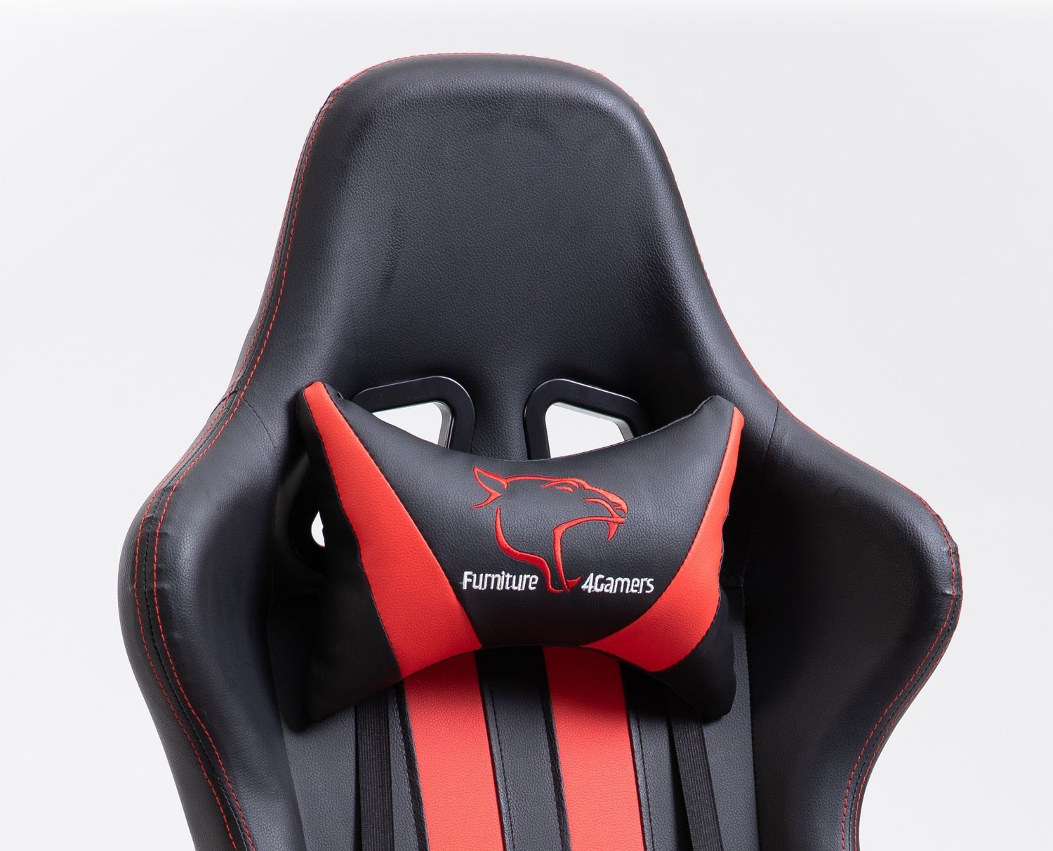 Žaidimų kėdė F4G FG33, juoda / raudona - 2
