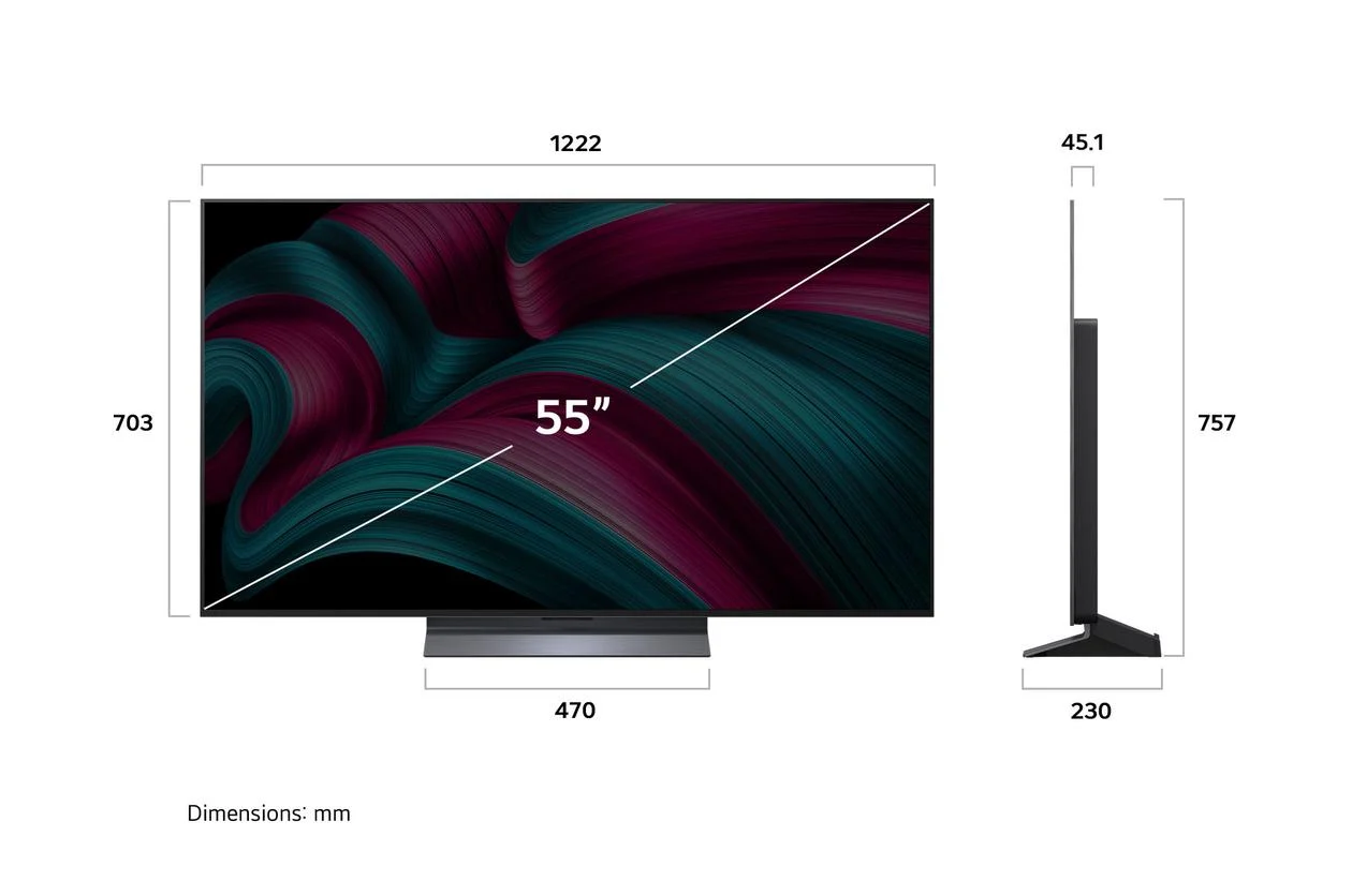 Televizorius LG OLED55C51LA, 55 ", 4K OLED - 5