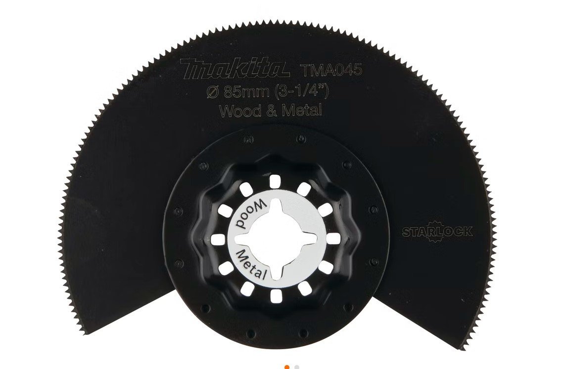 Daugiafunkcio įrankio pjovimo priedas MAKITA TMA045, 85 mm, BIM, medienai ir metalui, STARLOCK