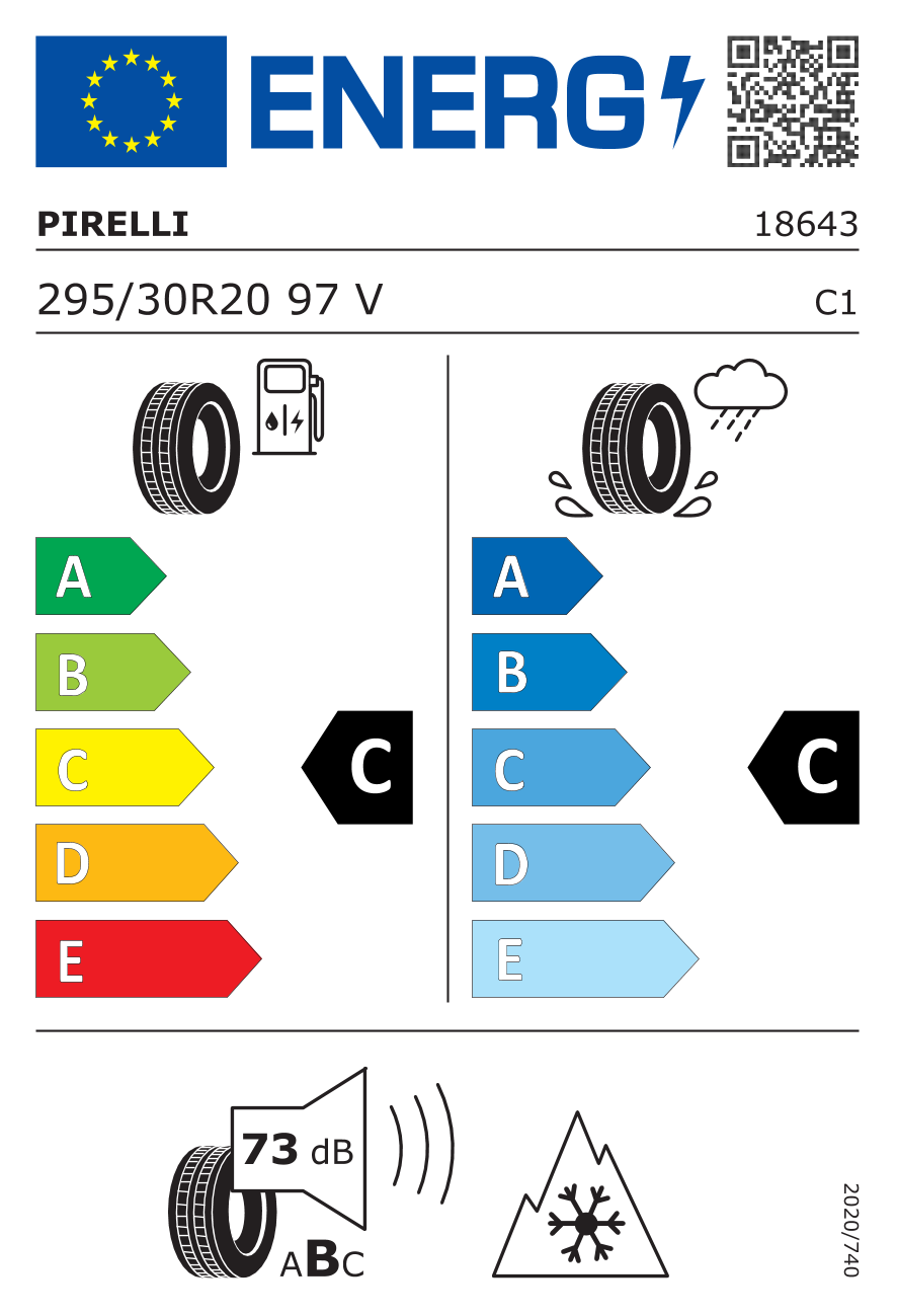 Pirelli Winter Sottozero 2 295/30 R20 97 V - 2