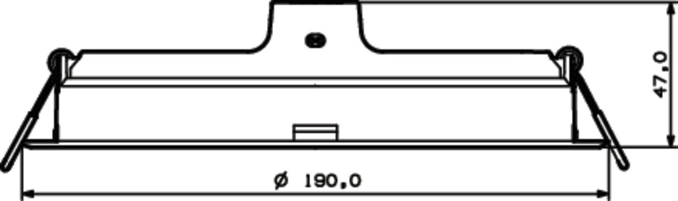 Įleidžiama LED panelė PHILIPS MESON, 21 W, 3000 K, 2100 lm, ø19 cm - 4