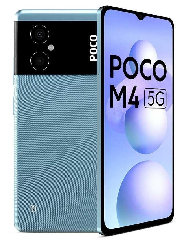 Mobilusis telefonas Poco M4 5G, mėlynas, 4GB/64GB