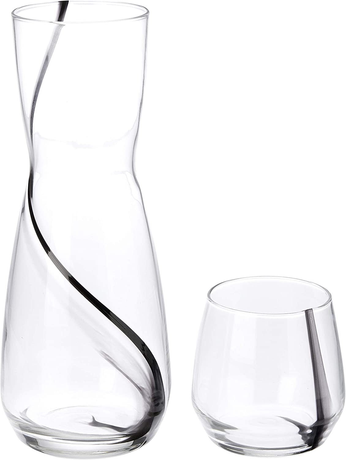 Grafinas su stiklinėmis ROYAL LEERDAM, 1 L, 4x370 ml