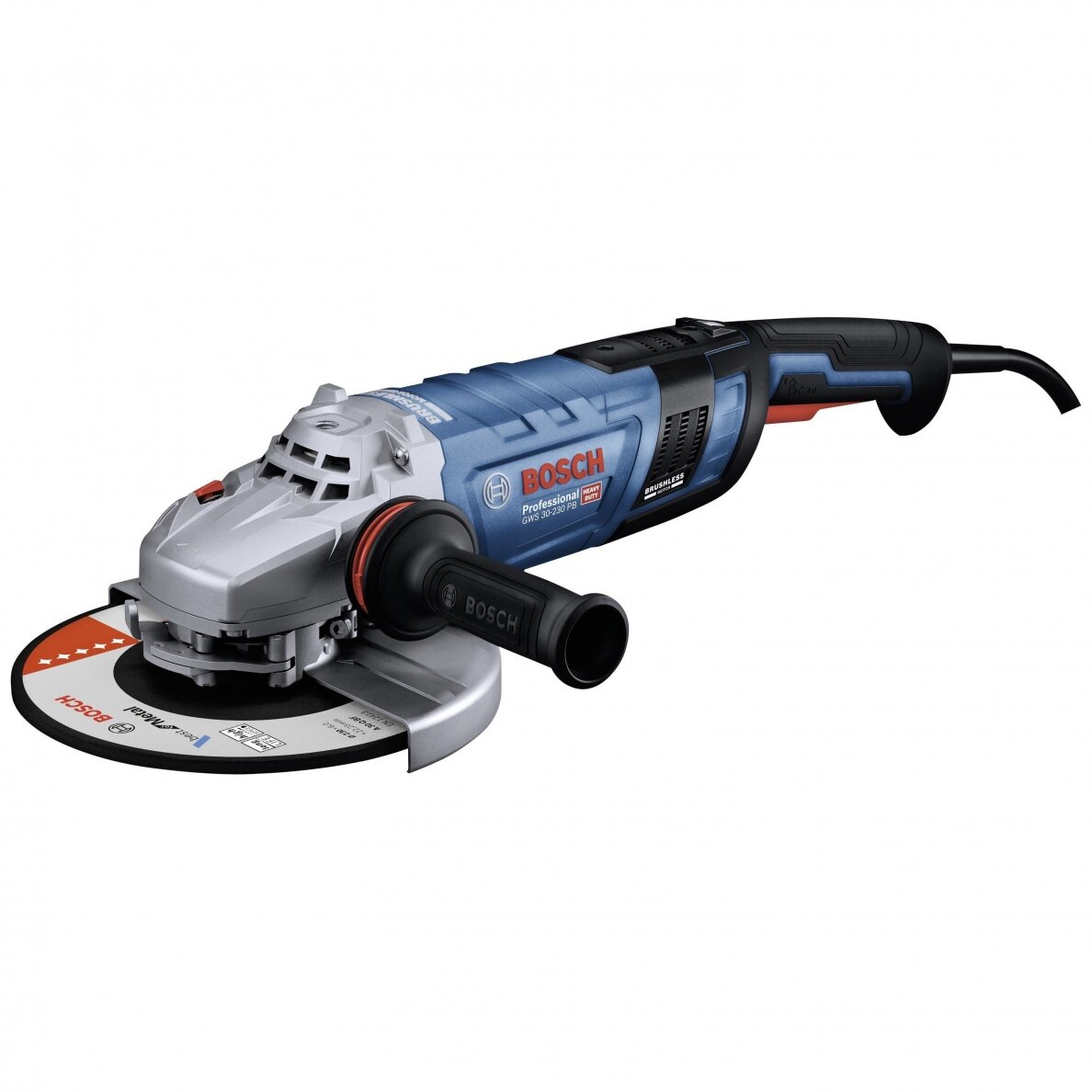 Elektrinis kampinis šlifuoklis BOSCH PRO GWS 30-230 PB, 2800 W-0