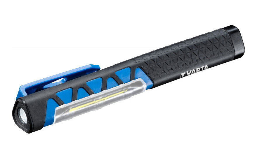 LED žibintuvėlis VARTA Work Flex, 110 lm, elementai 3xAA (įeina), atstumas iki 40 m, juodos spalvos-1