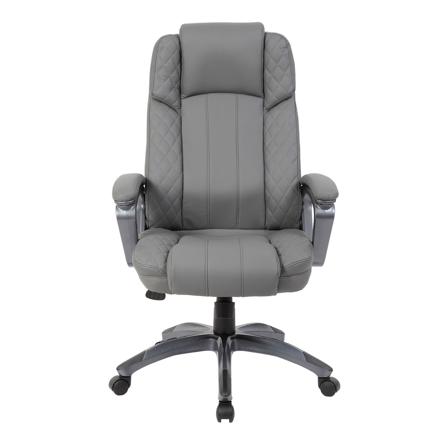 Biuro kėdė HOWARD, 66x75.5x116-123.5 cm, pilka-0