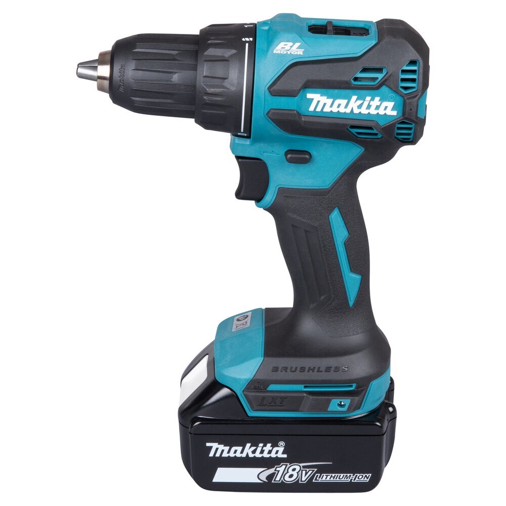 Akumuliatorinis suktuvas-gręžtuvas MAKITA DDF490RTJ, 18 V, 50/27 Nm, 2 x 5,0 Ah Li-ion, Makpack-0
