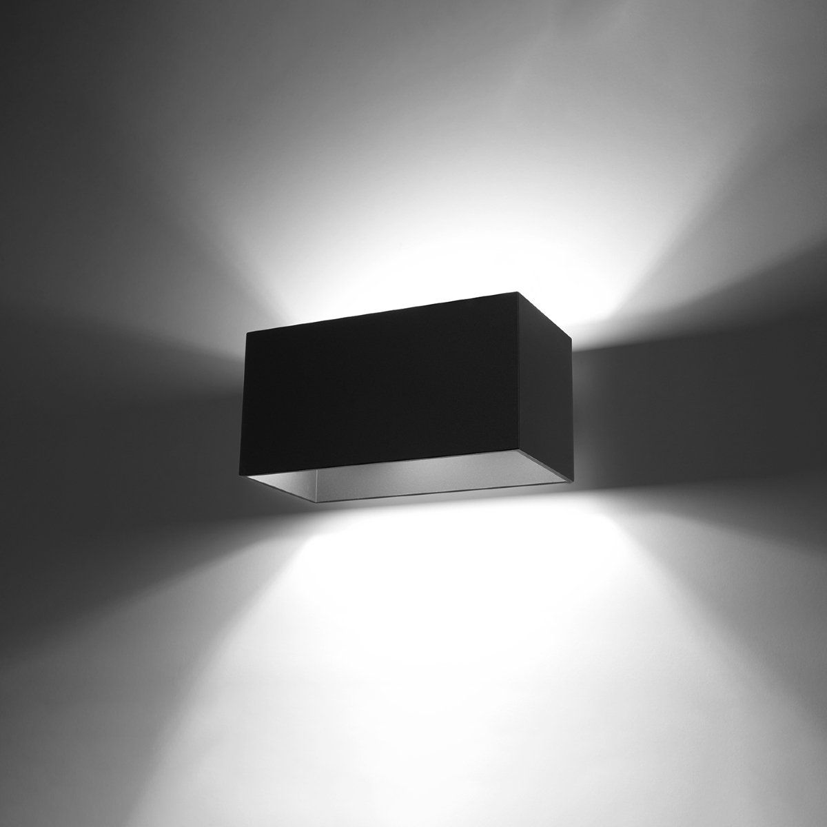 Sieninis šviestuvas SOLLUX QUAD MAXI juodas, 40 W - 3