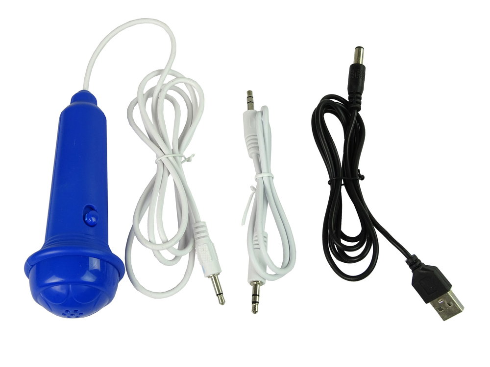 Vaikiškas elektrinis pianinas su USB, mėlynas - 7