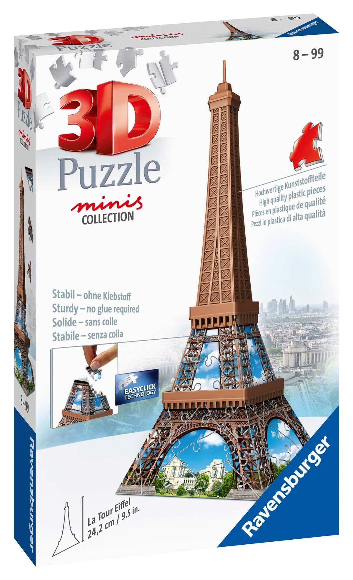 Dėlionė Ravensburger Puzzle 3D: Eifelio bokštas 54 d.