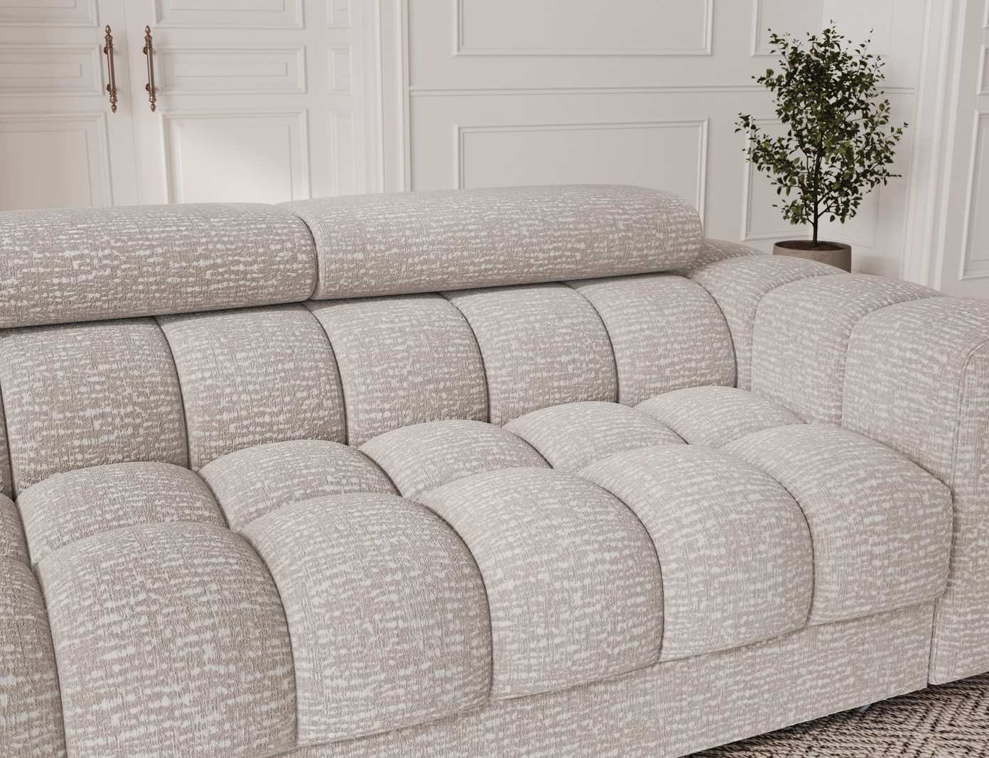 Sofa-lova Festello, pilka sp., 100 x 260 cm x 96 cm - 6