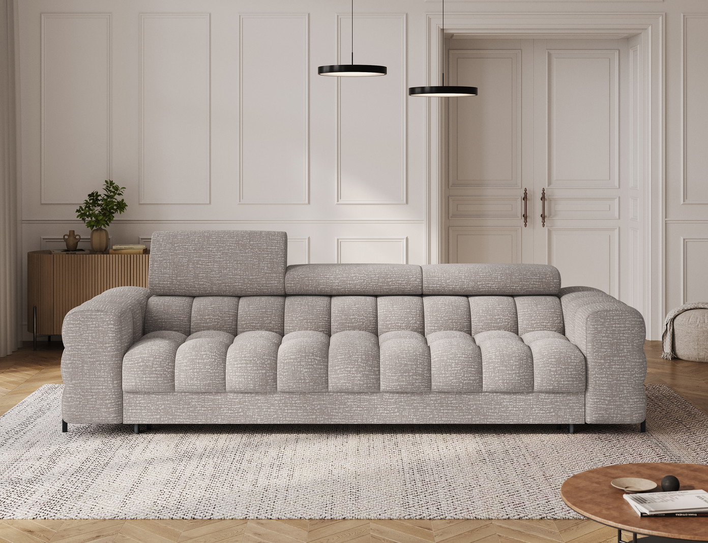 Sofa-lova Festello, pilka sp., 100 x 260 cm x 96 cm - 2