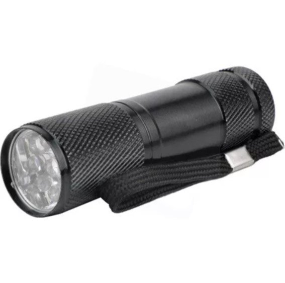 LED žibintuvėlis ENTAC Zoom, IP44, 1W, 50lm, elementai 3xAAA(neįeina), atstumas 100m, juodos spalvos