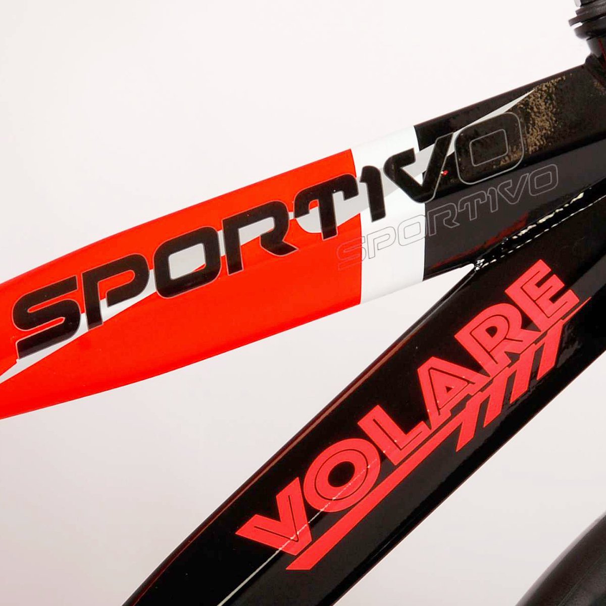Vaikiškas dviratis VOLARE Sportivo, 18 dydis, juodas/oranžinis - 6