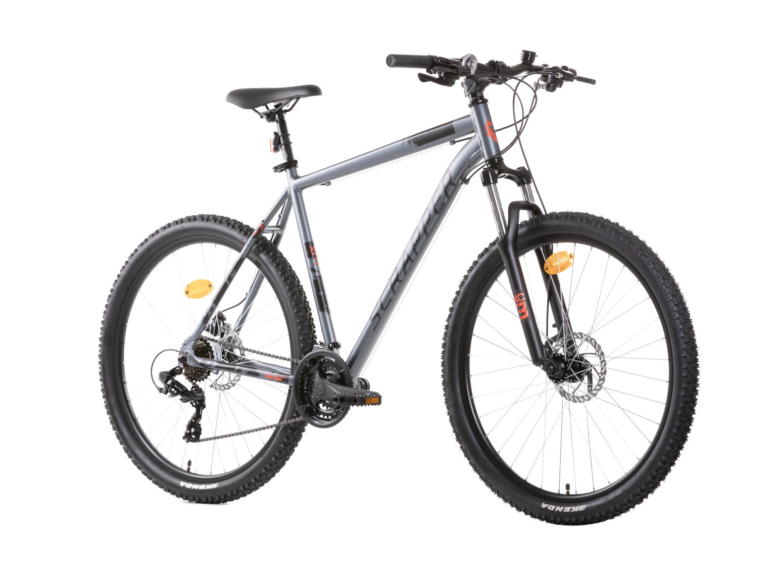 Kalnų dviratis SCRAPPER XC, 27.5", pilkas - 3