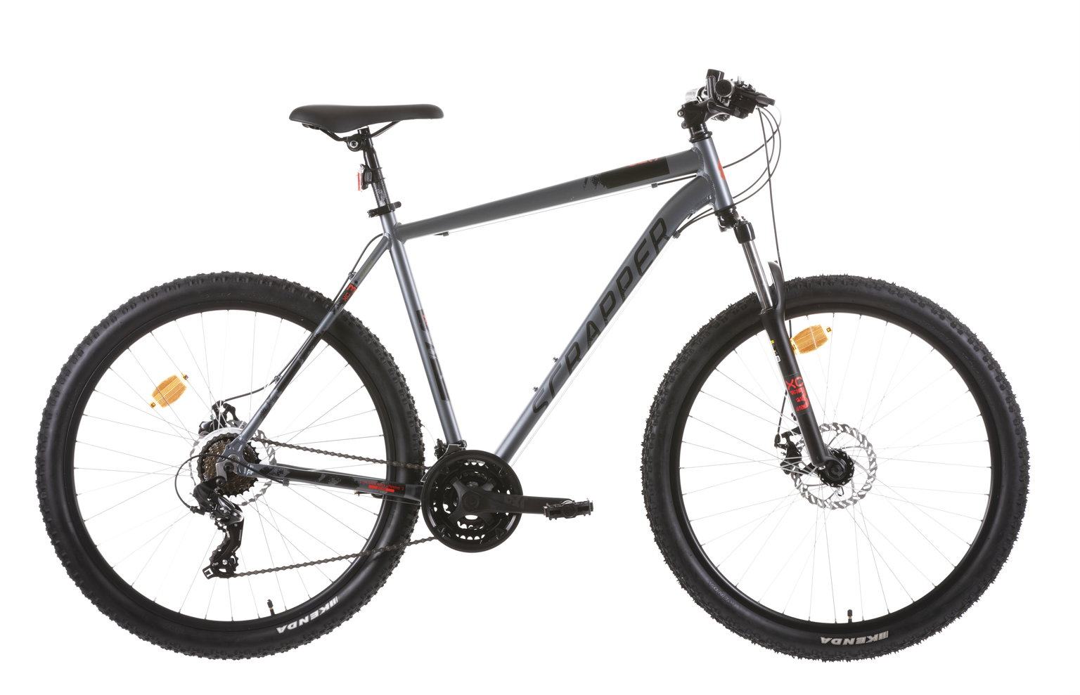 Kalnų dviratis SCRAPPER XC, 27.5", pilkas-0