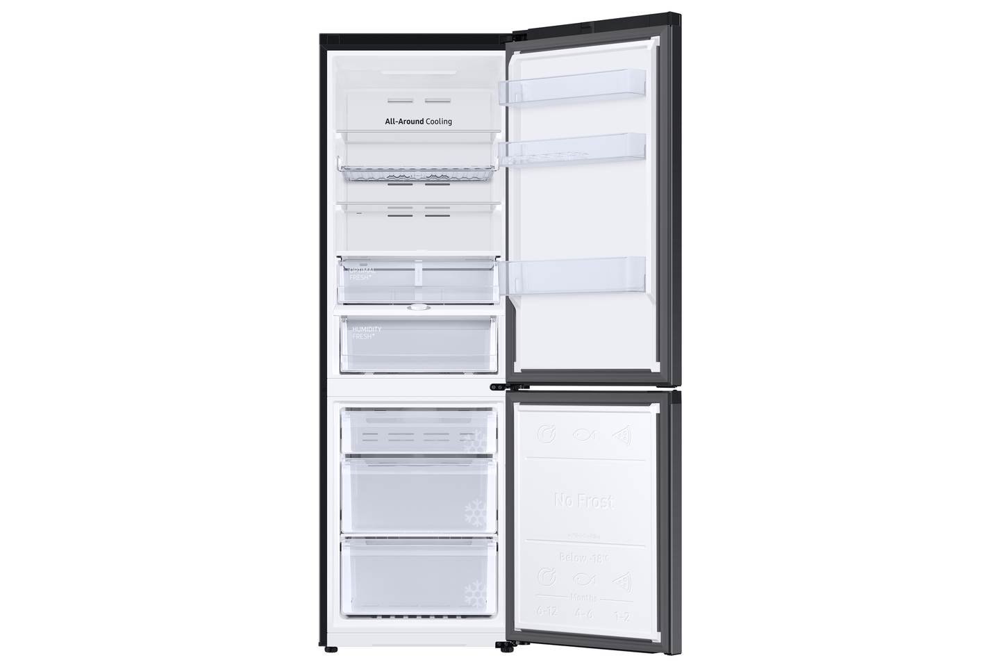 Šaldytuvas SAMSUNG RB34C675EBN/EF, 185 cm, juodas - 4