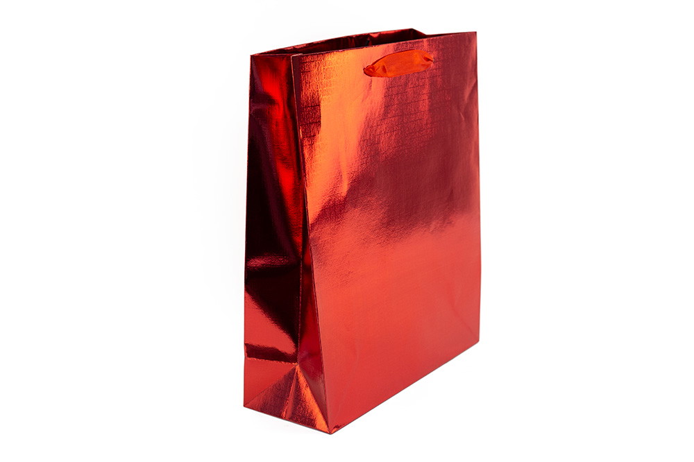 Dovanų maišelis KRAFT Metallic, įvairių sp., 32 x26 x 12 cm - 3
