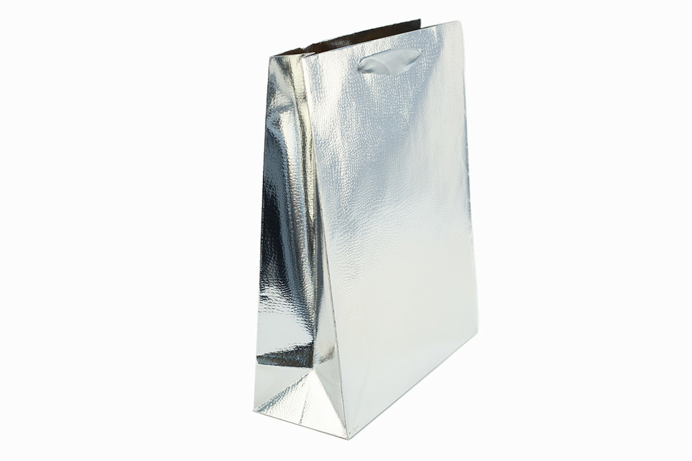 Dovanų maišelis KRAFT Metallic, įvairių sp., 32 x26 x 12 cm-0