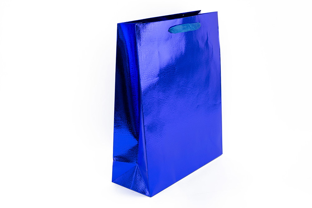Dovanų maišelis KRAFT Metallic, įvairių sp., 32 x26 x 12 cm - 4