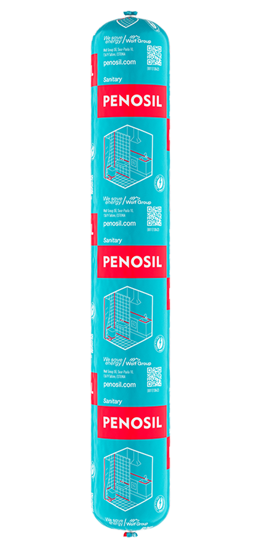 Neutralus silikonas PENOSIL Neutral Sanitary Silicone 350, bespalvis, 600 ml
