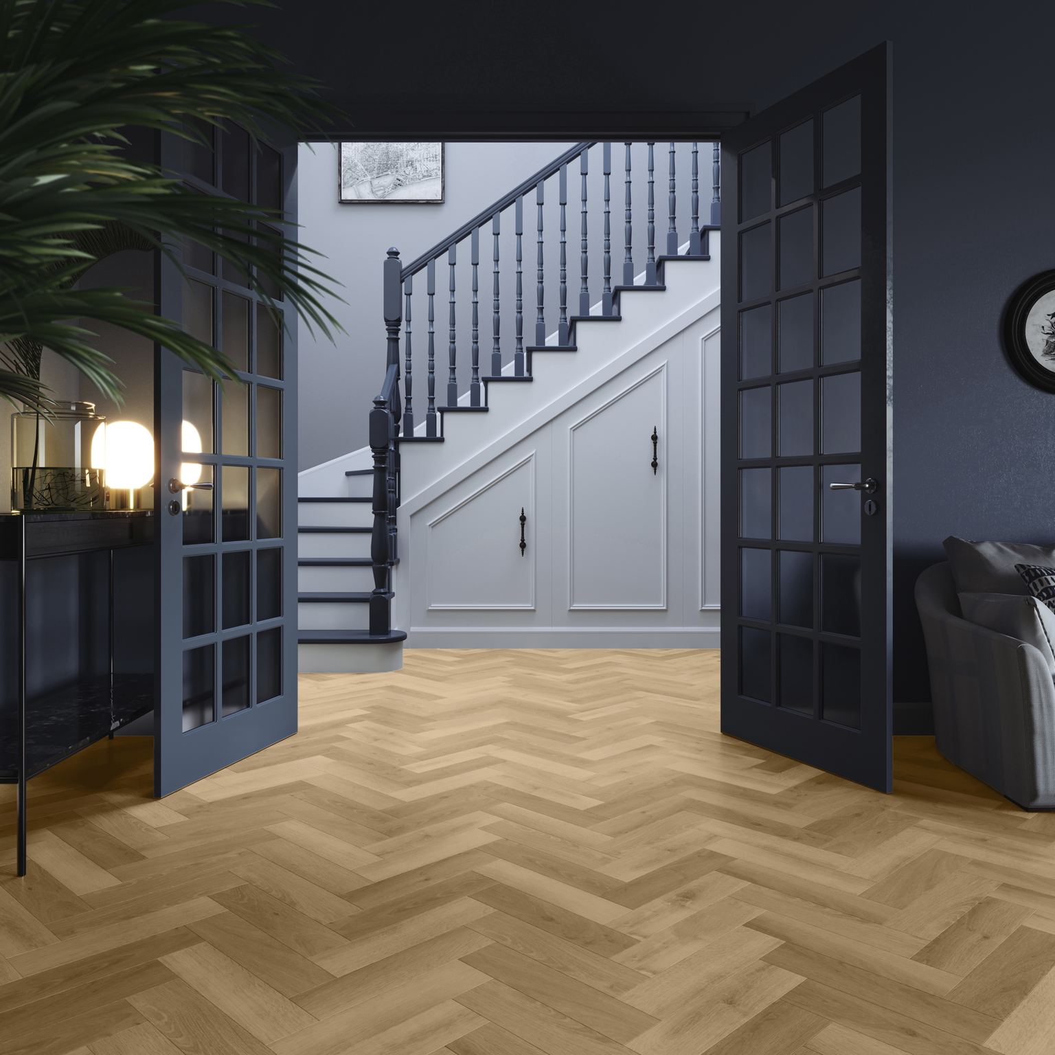 LVT lentelė klij. 33 MAXIMUS HB Highl.Oak Classic, 749x150x2,5, 33/42 - 3