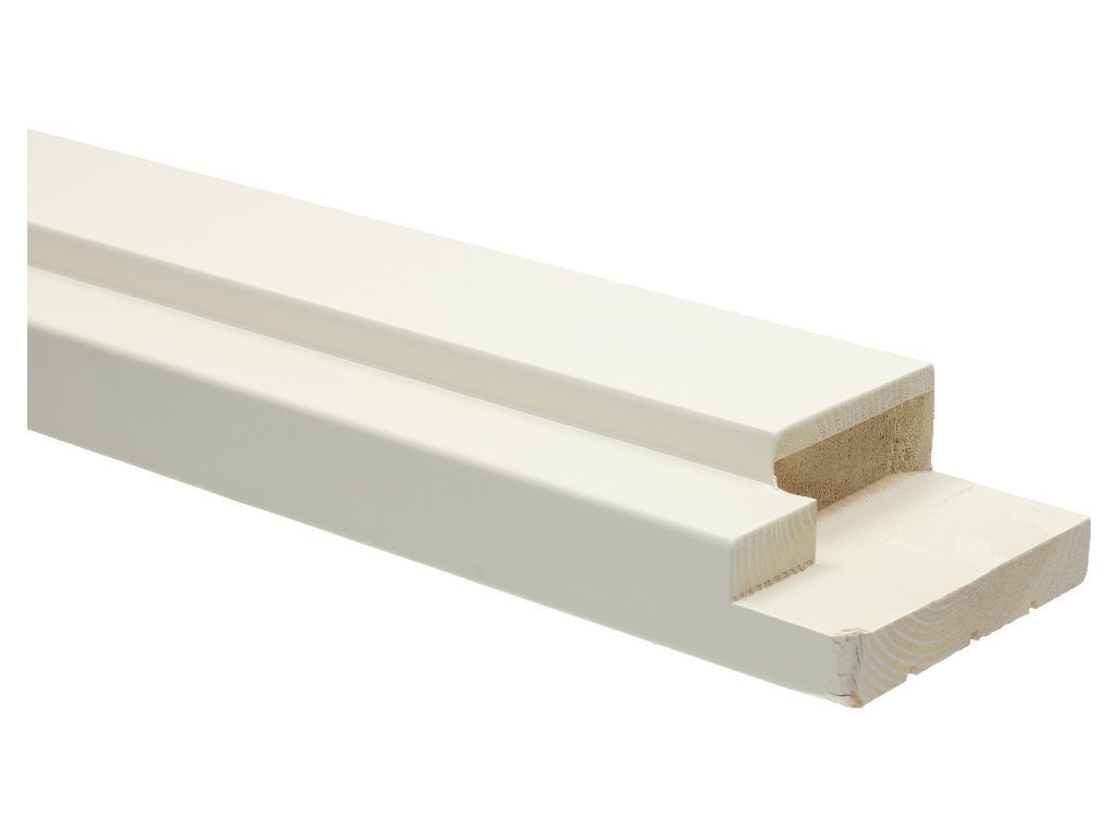 Durų stakta VILJANDI CASPIAN, SILE, FORTE, 90 x 690 mm, horizontali dalis,balta-0