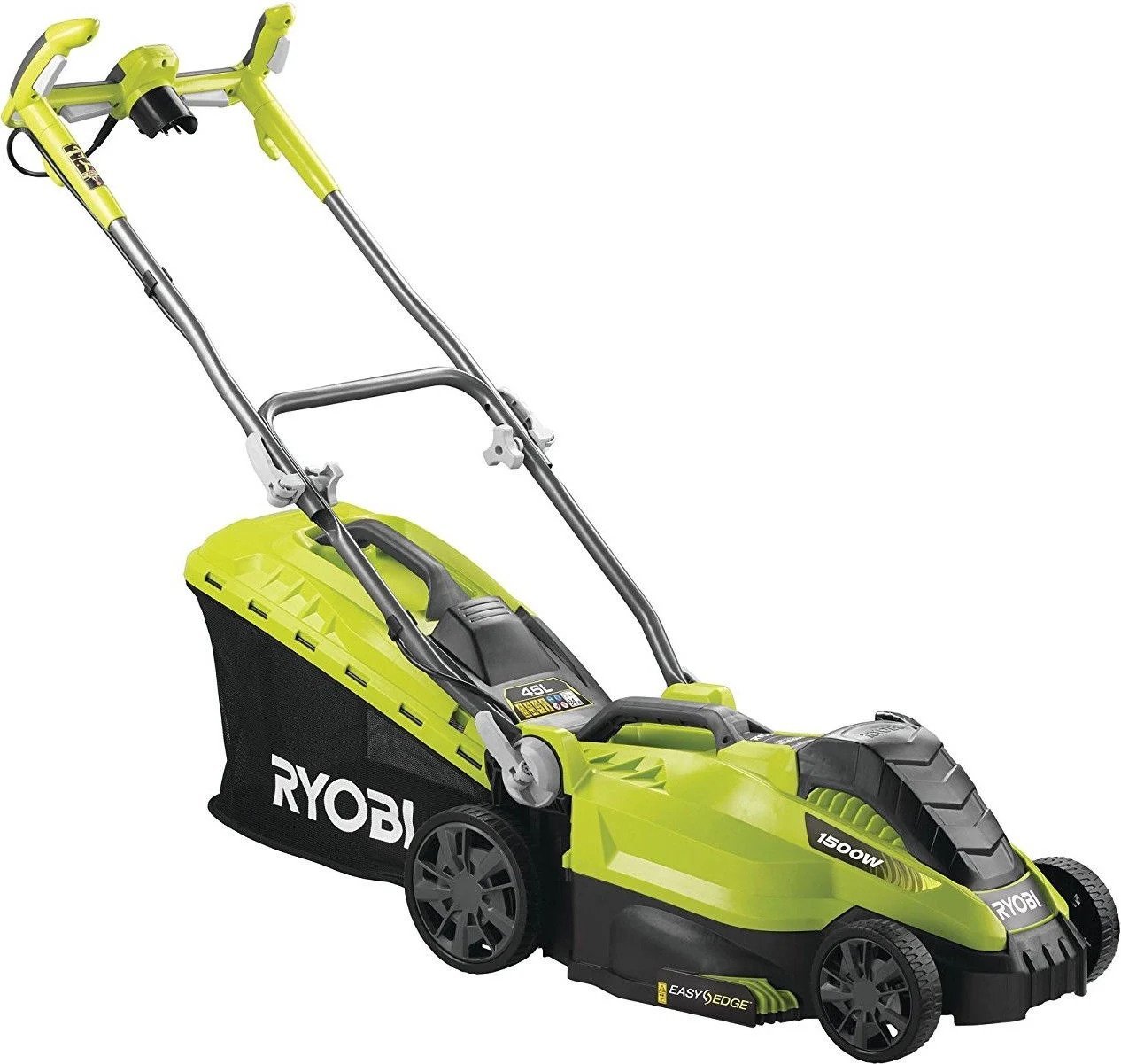 Elektrinė vejapjovė RYOBI RLM15E36H, 1500 W, 37 cm, 45 l-0