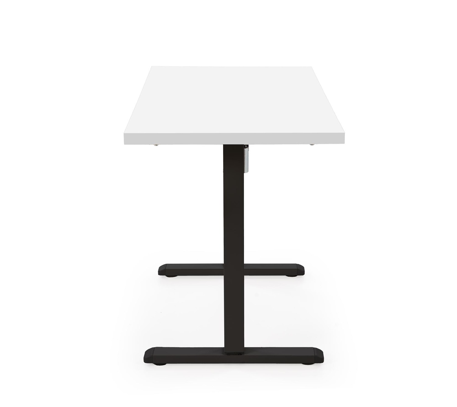 Reguliuojamo aukščio rašomasis stalas B/54, 120 x 60 cm, balta/juoda - 2