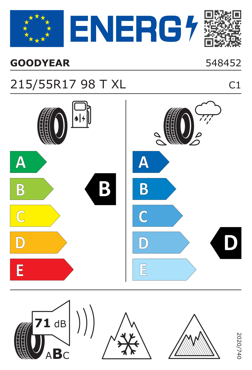 Goodyear UltraGrip Ice 2 215/55 R17 98 T - 2