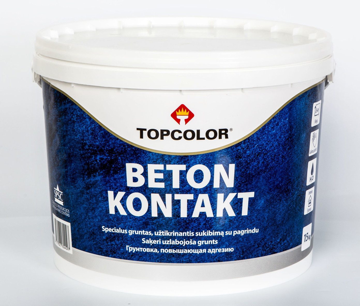 Sukibimą gerinantis gruntas TOPCOLOR BETON KONTAKT, 15 kg-0