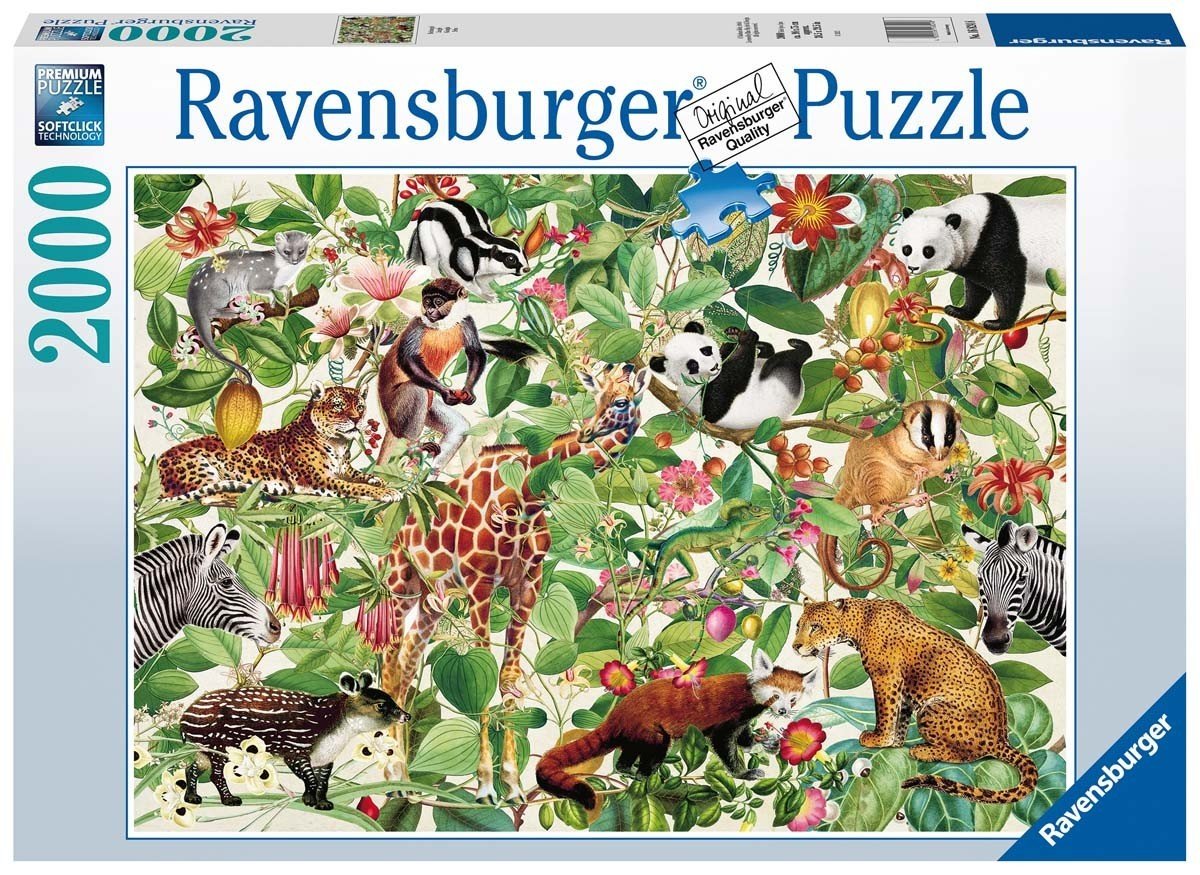 Dėlionė Ravensburger Puzzle 2D: Jungle, 2000 d. - 1