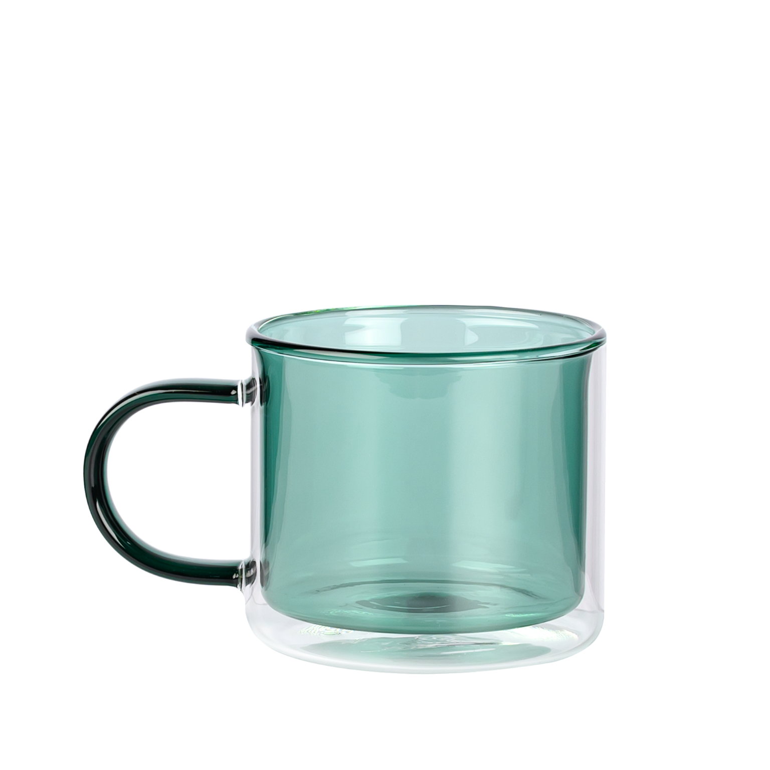 Terminiai puodeliai dviguba sienele AURORA Color, žalios sp., 270 ml, 2 vnt