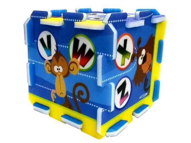 Minkšta didelė dėlionė Raidės ir žvėreliai - 3